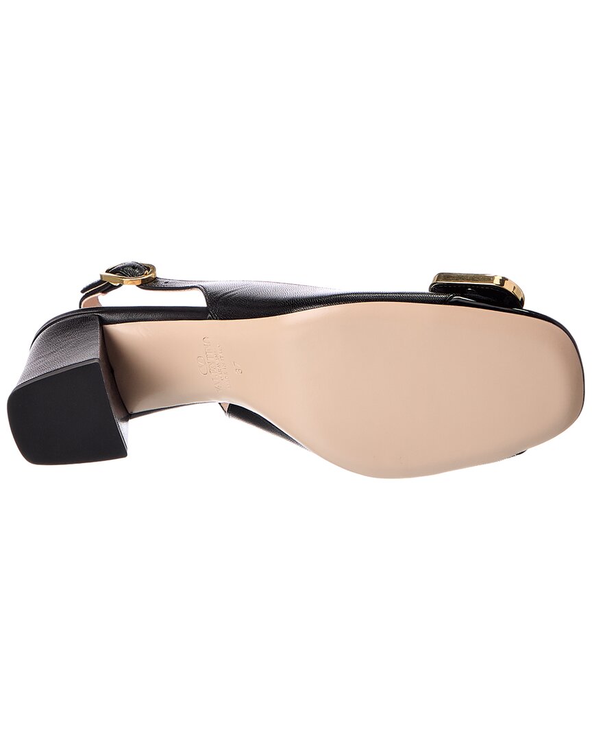 Valentino Valentino Vlogo 60 Leather Slingback Pump