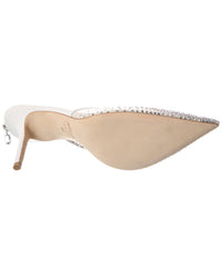 Jimmy Choo Saeda 85 Crystal Mesh Pump