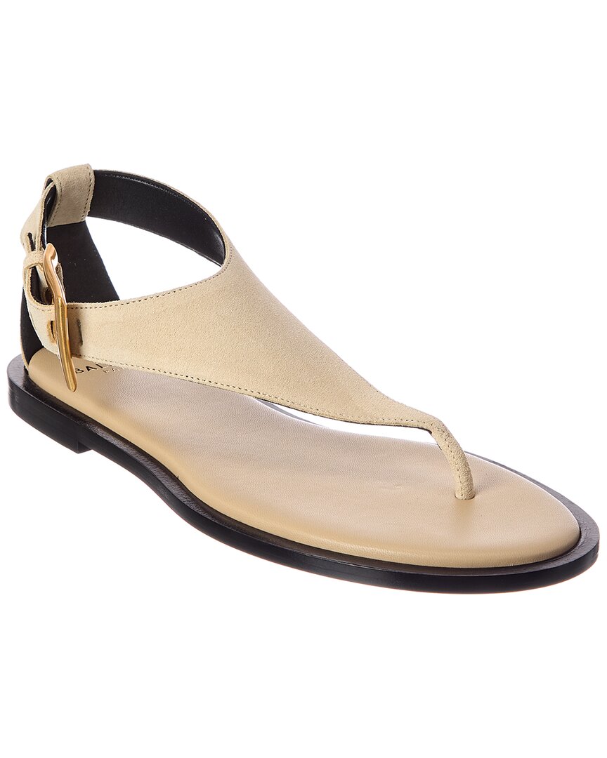 Balmain Anthem Suede Sandal