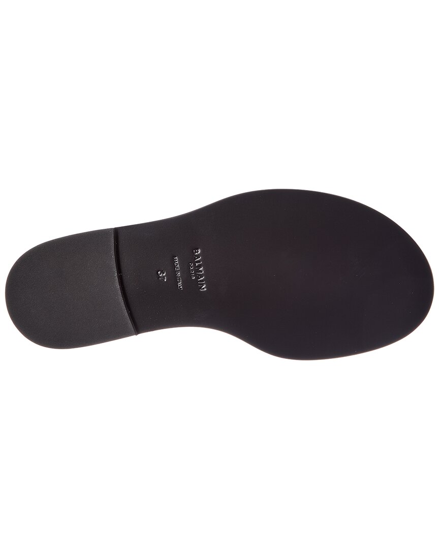 Balmain Anthem Suede Sandal