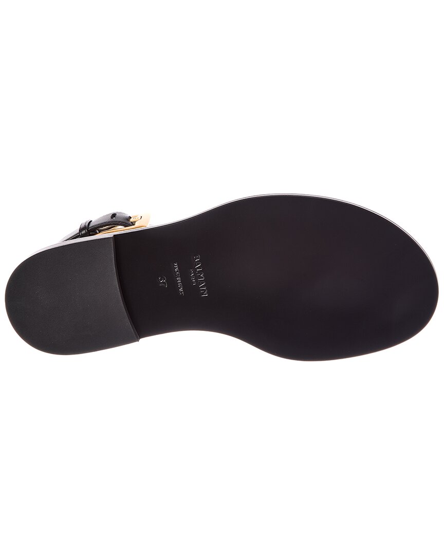 Balmain Anthem Leather Sandal