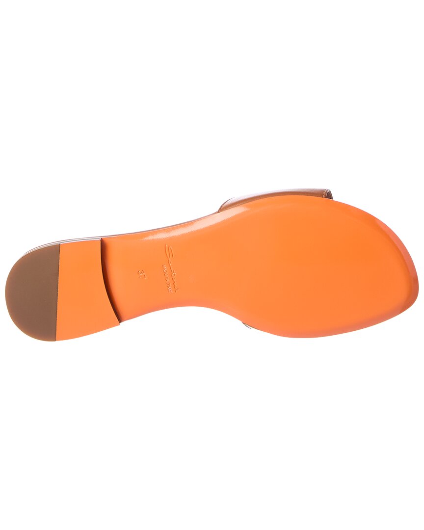 Santoni Leather Sandal