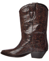 Isabel Marant Isabel Marant Duerto Snake-Embossed Leather Boot