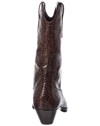 Isabel Marant Isabel Marant Duerto Snake-Embossed Leather Boot