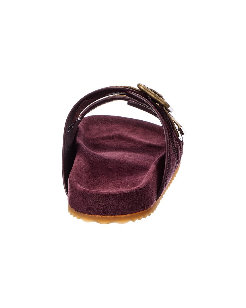Burberry Burberry Check Suede Sandal