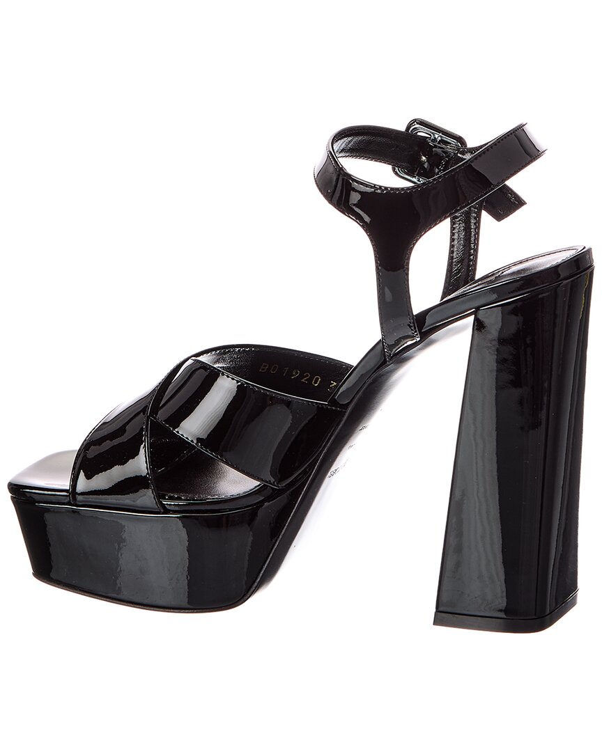 Sergio Rossi Sergio Rossi Alicia 90 Patent Platform Sandal