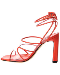 Sergio Rossi Sergio Rossi Lunettes 100 Leather & Vinyl Sandal