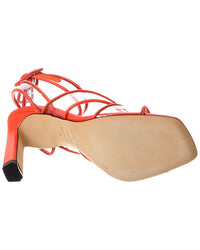 Sergio Rossi Sergio Rossi Lunettes 100 Leather & Vinyl Sandal