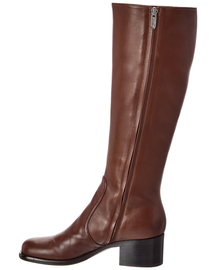 Sergio Rossi Sergio Rossi Aden 50 Leather Knee-High Boot