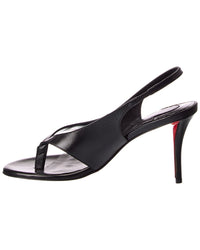 Christian Louboutin Christian Louboutin Miss Z Infradita 80 Leather Slingback Sandal