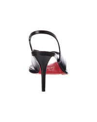 Christian Louboutin Christian Louboutin Miss Z Infradita 80 Leather Slingback Sandal
