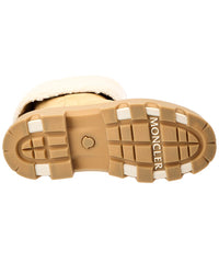 Moncler Moncler Aurea Mid Suede & Shearling Boot