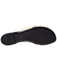 Valentino Valentino Vlogo Signature Leather Sandal