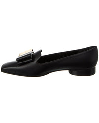 Ferragamo Leda Double-Bow Leather Loafer