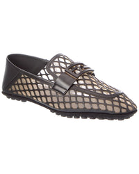 FENDI Fendi Baguette Mesh & Leather Loafer