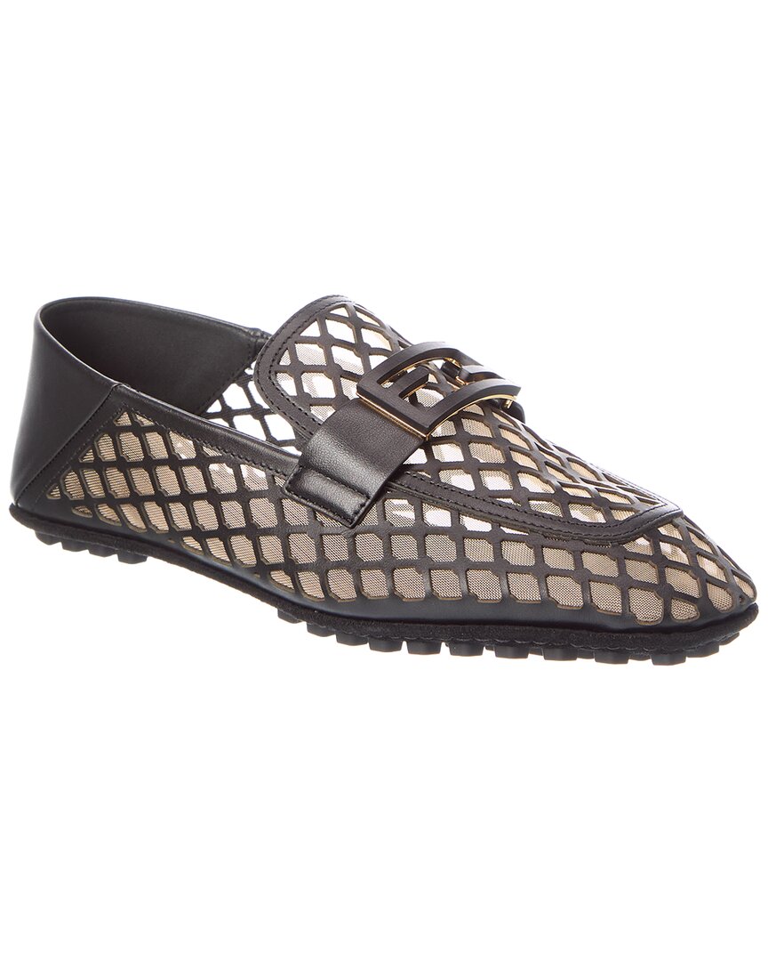 FENDI Fendi Baguette Mesh & Leather Loafer
