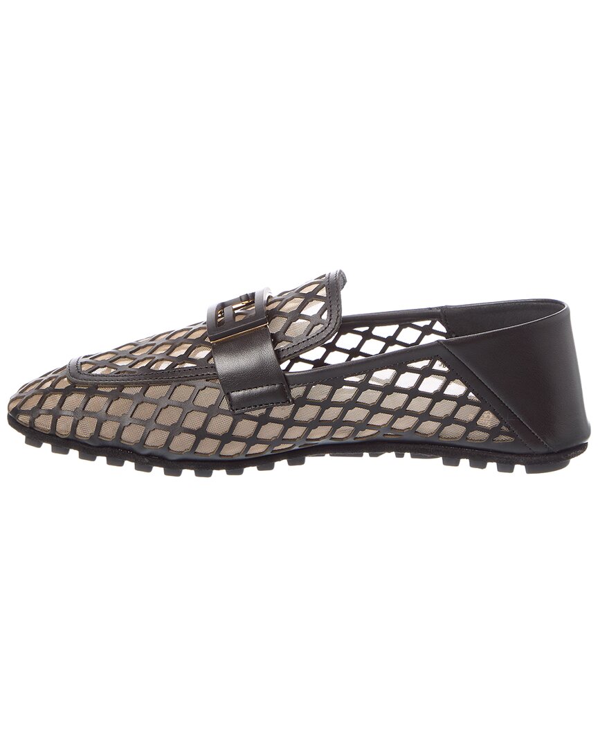 FENDI Fendi Baguette Mesh & Leather Loafer