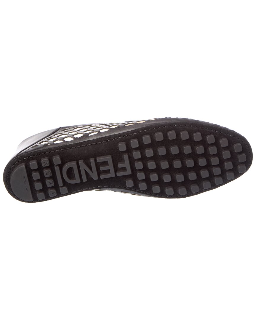 FENDI Fendi Baguette Mesh & Leather Loafer
