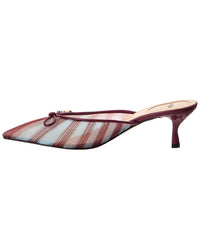 FENDI Fendi Colibri Lite Mesh & Leather Mule