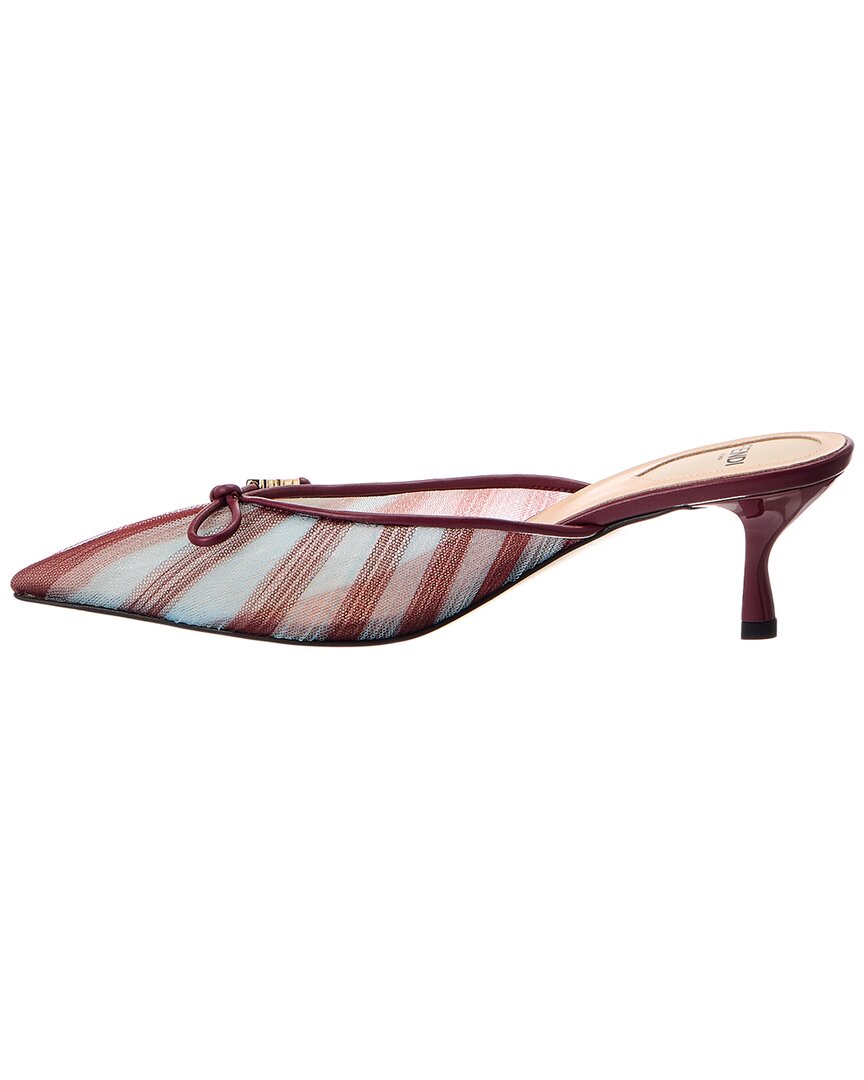 FENDI Fendi Colibri Lite Mesh & Leather Mule