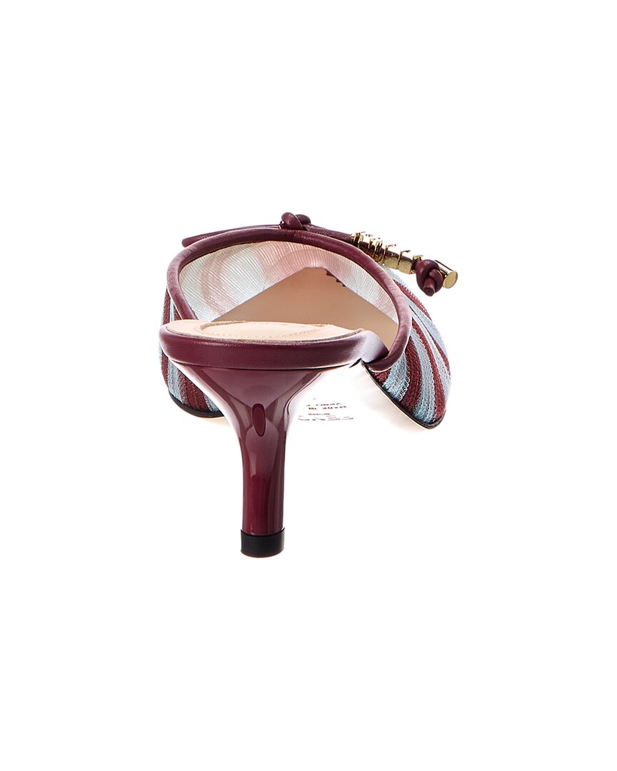 FENDI Fendi Colibri Lite Mesh & Leather Mule