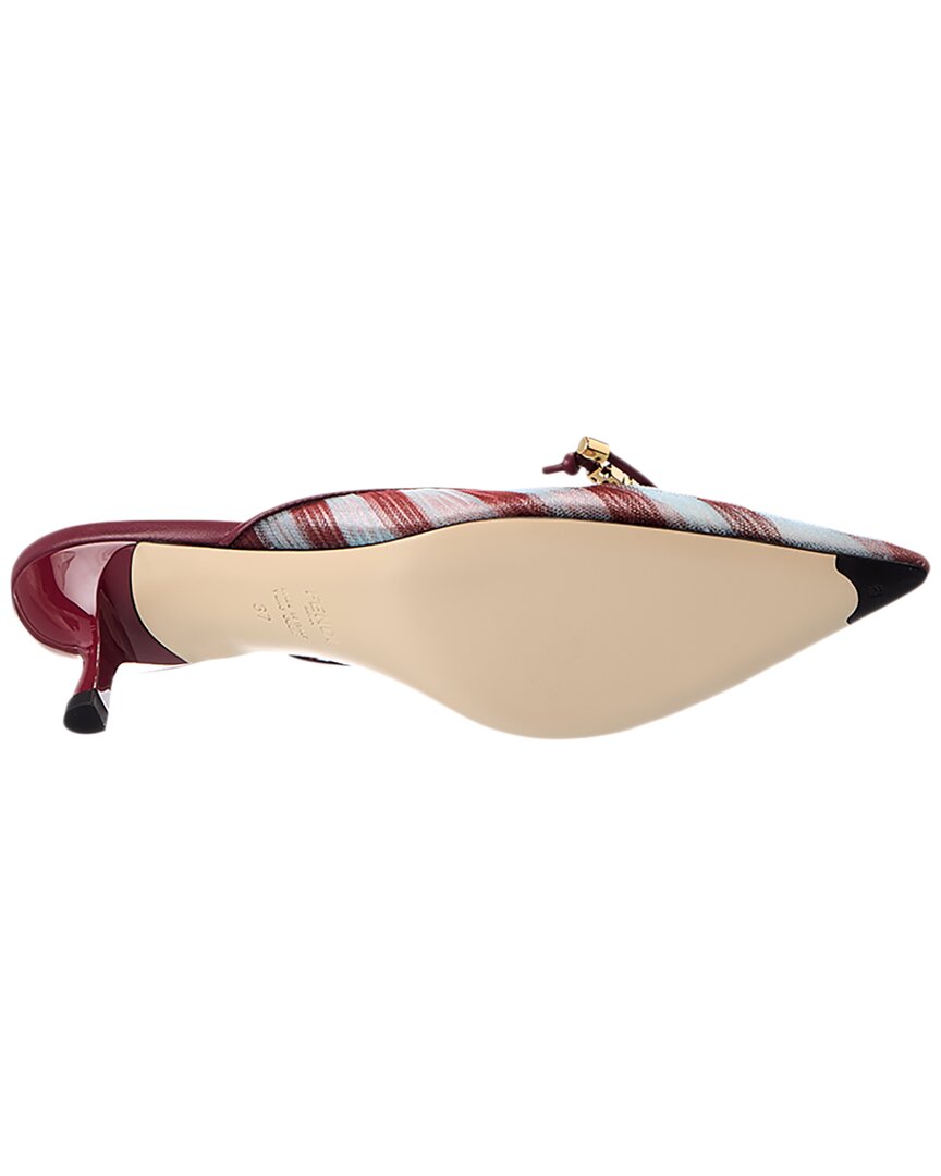 FENDI Fendi Colibri Lite Mesh & Leather Mule