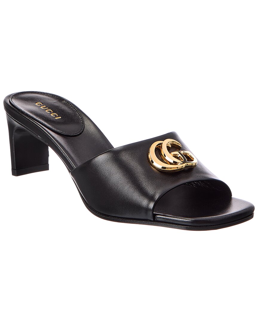 Gucci Gucci Double G Leather Sandal