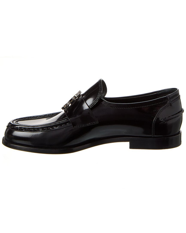 Christian Louboutin Cl Moc Leather Loafer