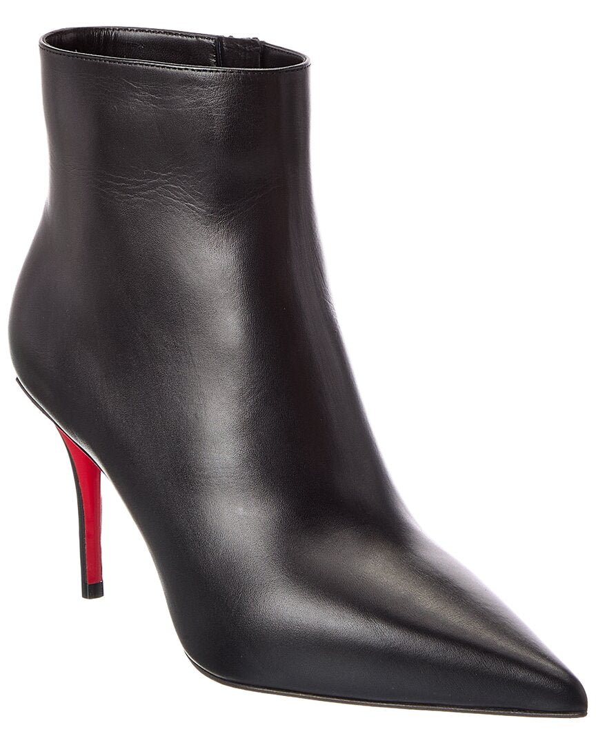 Christian Louboutin Christian Louboutin Miss Z 90 Leather Bootie