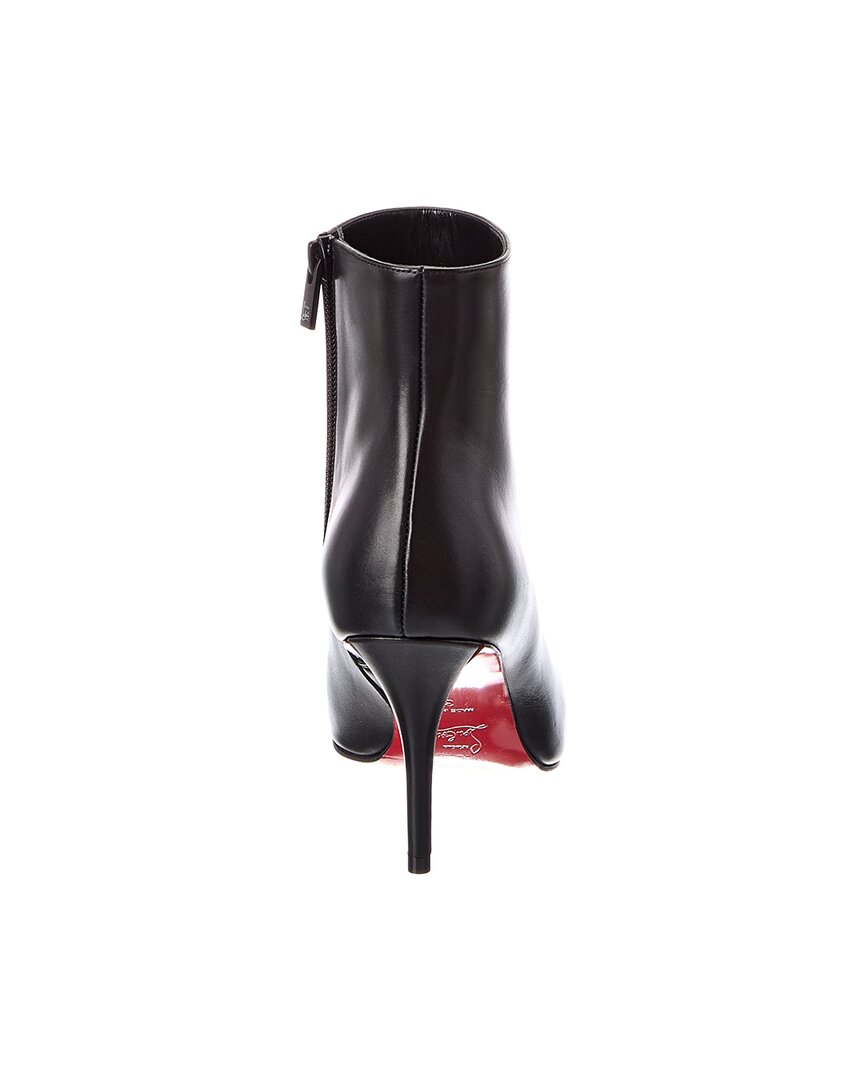 Christian Louboutin Christian Louboutin Miss Z 90 Leather Bootie