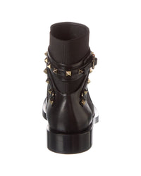 Valentino Rockstud Leather Boot