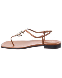 Gucci Gucci Double G Leather Sandal