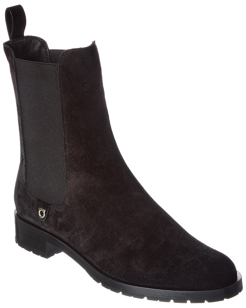 Ferragamo Suede Chelsea Boot