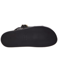 Ferragamo Cosmy Lace & Leather Sandal