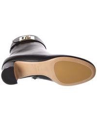 Ferragamo Hug Buckle Leather Bootie