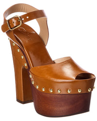 Chloé Chloé Meret Leather Platform Sandal