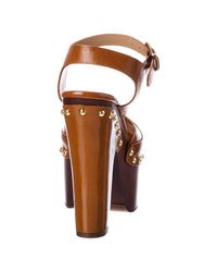 Chloé Chloé Meret Leather Platform Sandal