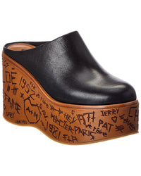 Chloé Chloé Maxime Leather Wedge Mule