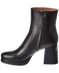 Valentino Valentino Fawcette 90 Leather Platform Boot