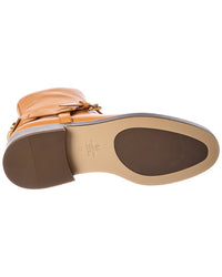 Valentino Valentino Vlogo Signature Leather Boot