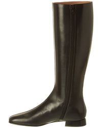 Valentino Valentino Vlogo Leather Knee-High Boot