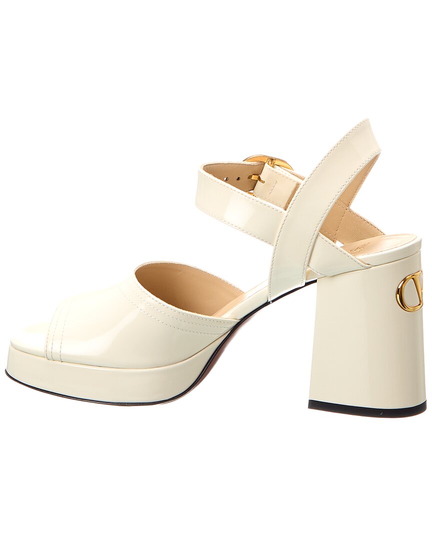 Valentino Valentino Fawcette 100 Leather Platform Sandal