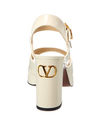 Valentino Valentino Fawcette 100 Leather Platform Sandal