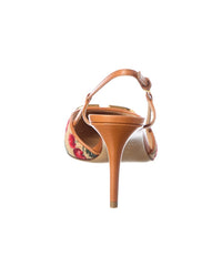 Valentino Valentino Vlogo Signature Slingback Leather Pump