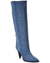 Isabel Marant Denim Knee-High Boot