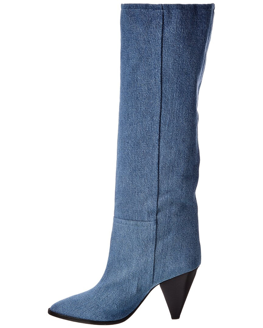 Isabel Marant Denim Knee-High Boot