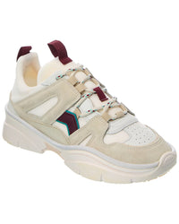 Isabel Marant Isabel Marant Kindsay Leather & Suede-Trim Sneaker
