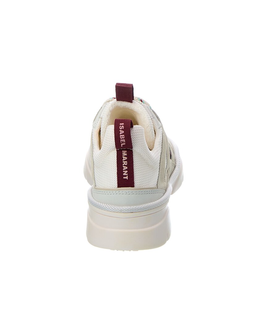 Isabel Marant Isabel Marant Kindsay Leather & Suede-Trim Sneaker