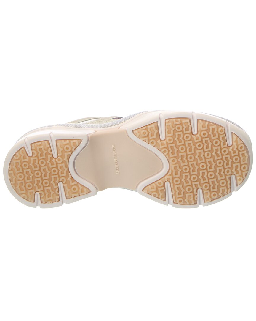 Isabel Marant Isabel Marant Kindsay Leather & Suede-Trim Sneaker