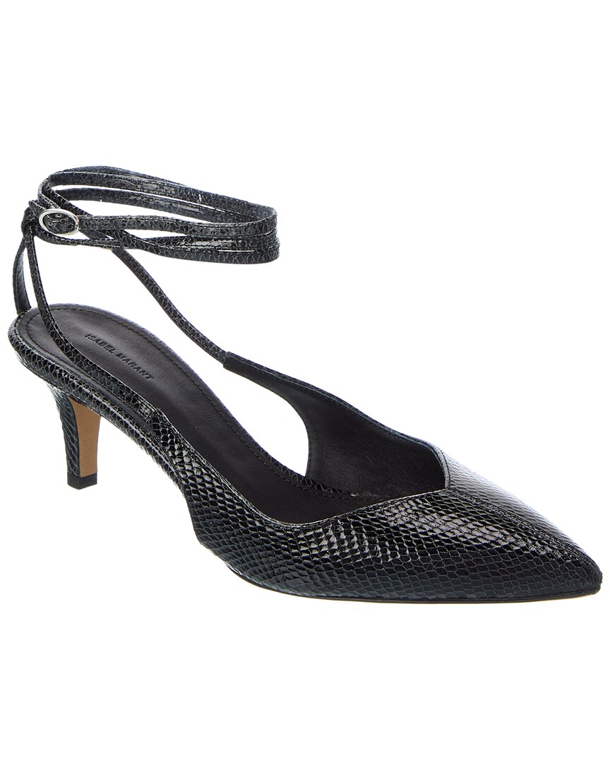 Isabel Marant Isabel Marant Pesar Snake-Embossed Leather Pump